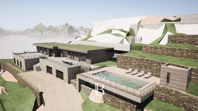 Cap Corse, Miomo, terrain constructible avec permis de construire, vue mer panoramique - picture 2