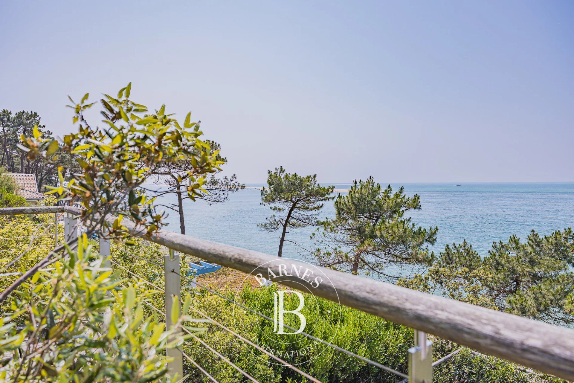 VILLA “BLACK” ON THE WATERFRONT AT PYLA-SUR-MER, WITH FIVE BEDROOMS, PRIVATE WATER ACCESS AND PANORAMIC BAY VIEW - picture 1