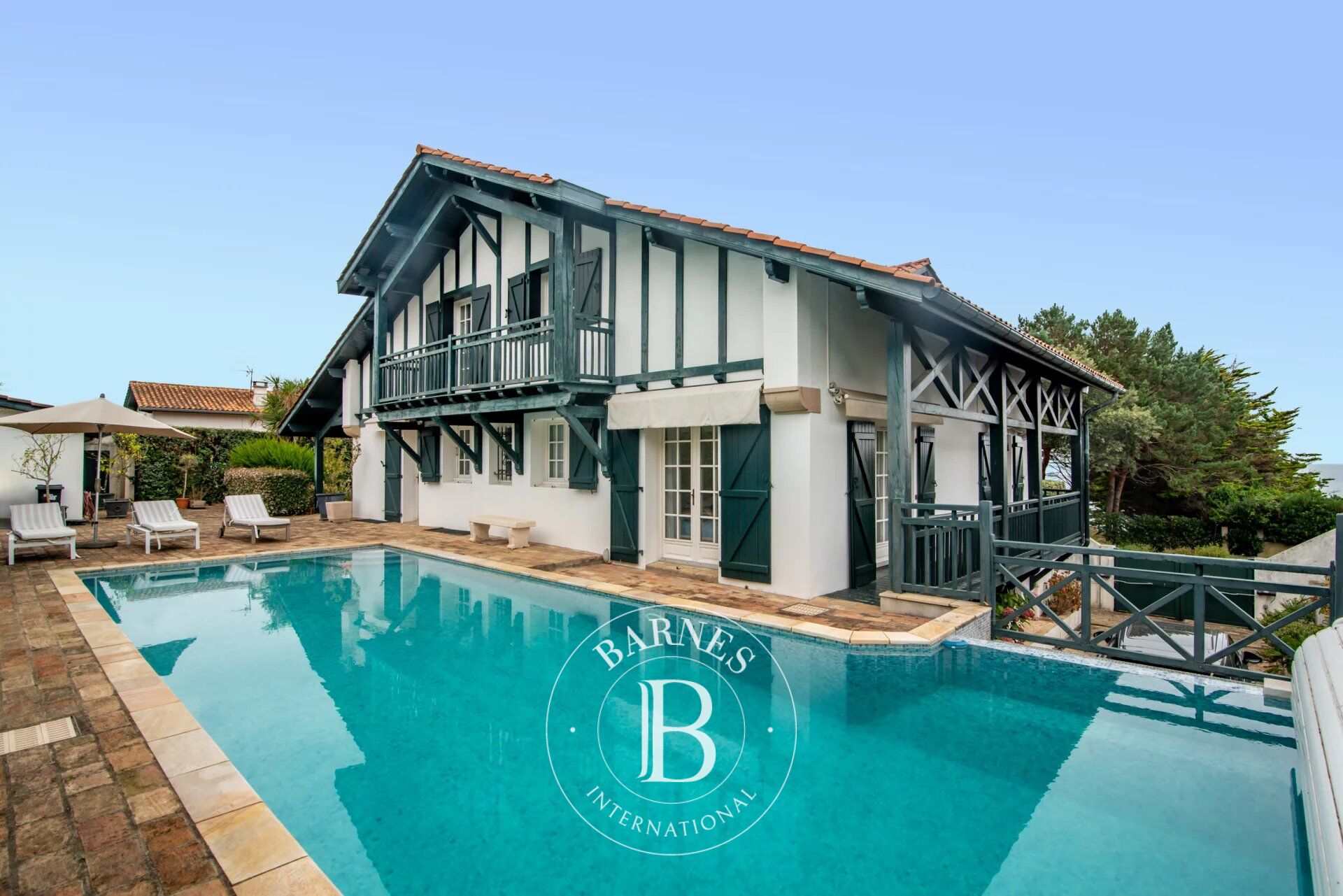 SAINT JEAN DE LUZ, SAINTE-BARBE, MAISON BASQUE AVEC VUE SUR LA MER - picture 1