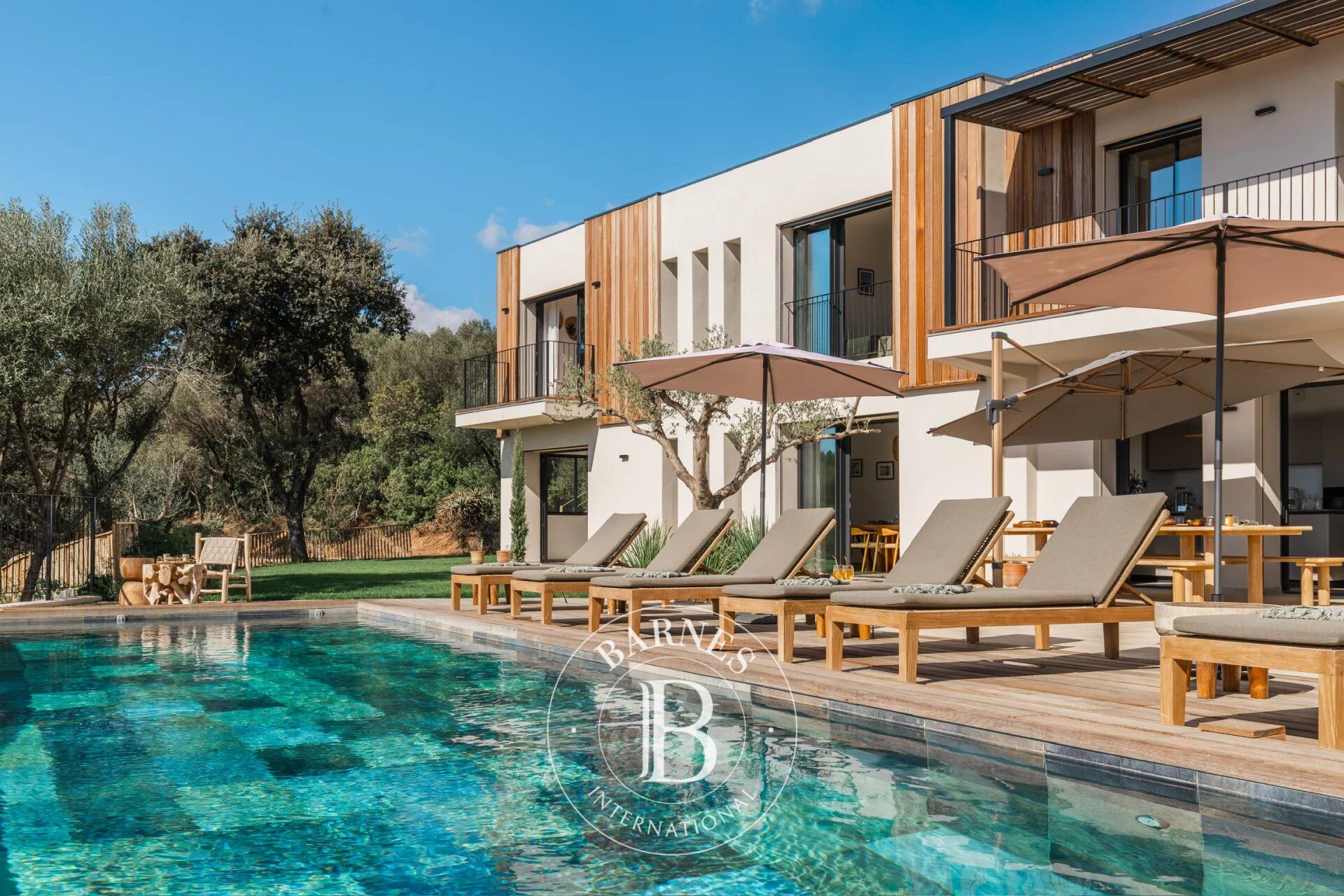 Olmeto, Abbartello, 6 chambres, piscine à débordement, vue mer panoramique, proche plage - picture 1