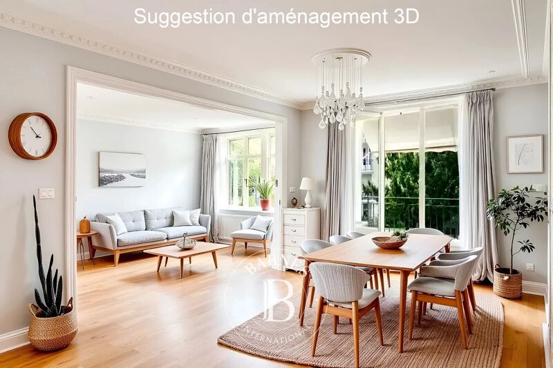 Versailles - Porchefontaine/Avenue de Paris - Spacious 90.10m² or 970 sq ft (Carrez Law) 2-bed apartment with balconies, parking space and lift