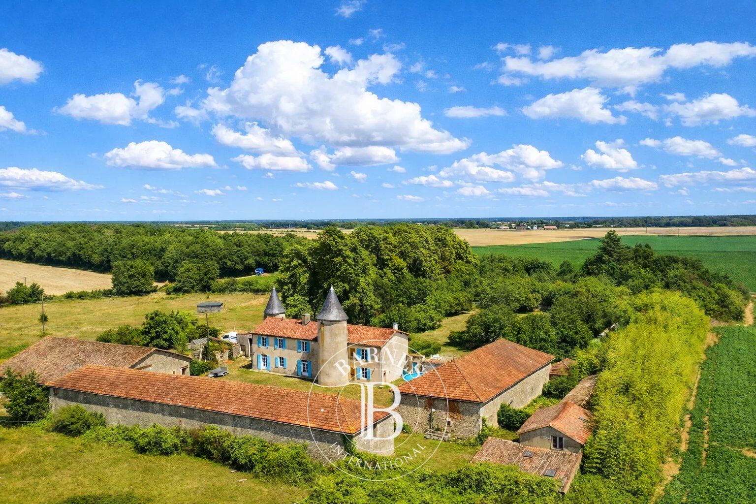 SOUTH VIENNE - 17th century residence and outbuildings - 7.68 hectares of land - picture 1