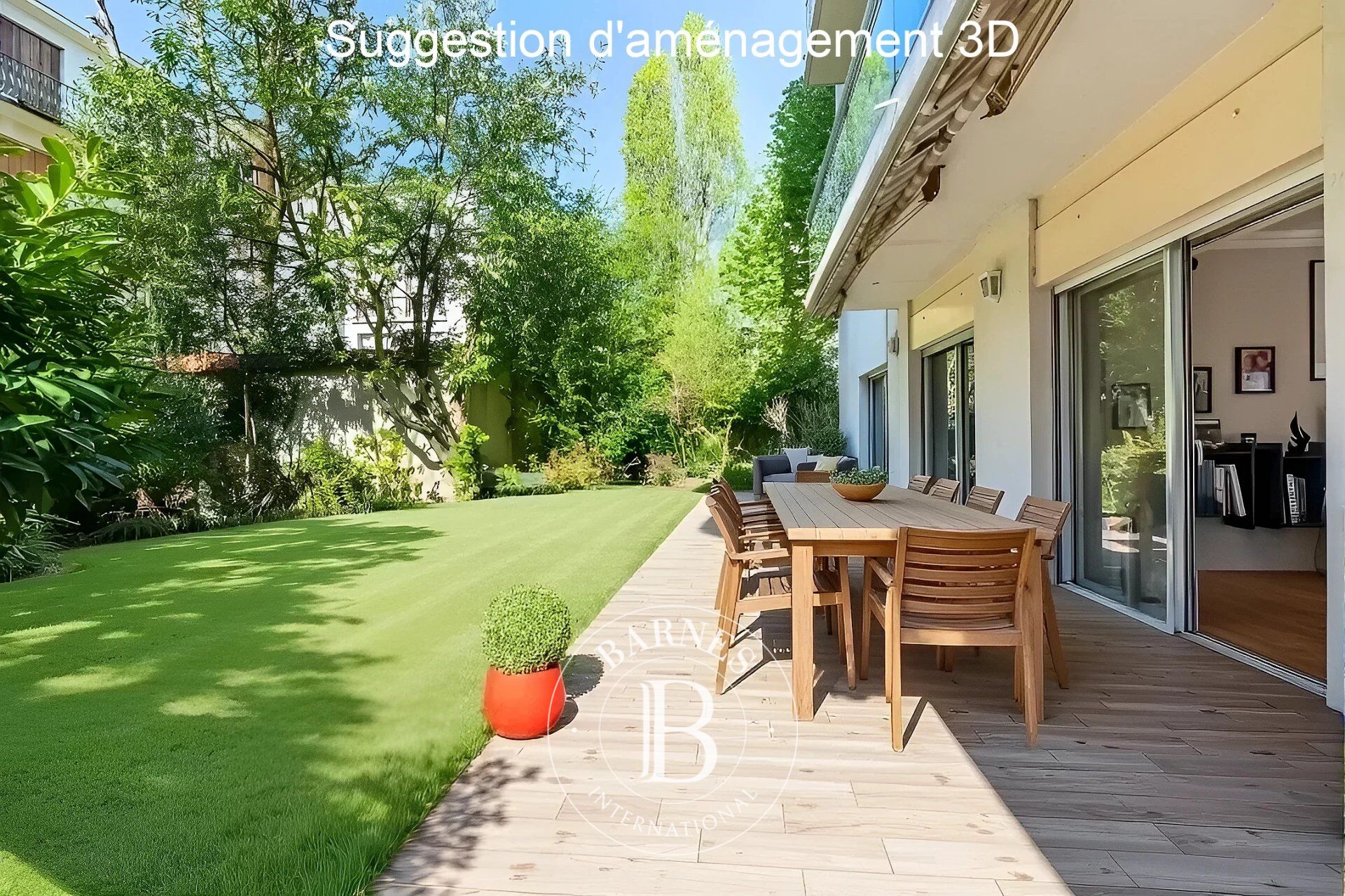 Exclusive listing - Neuilly-Village Chézy - Garden-level apartment - 2 bedrooms - Bright and sunny - Quiet and secure surroundings - Near shops and transport services - picture 1