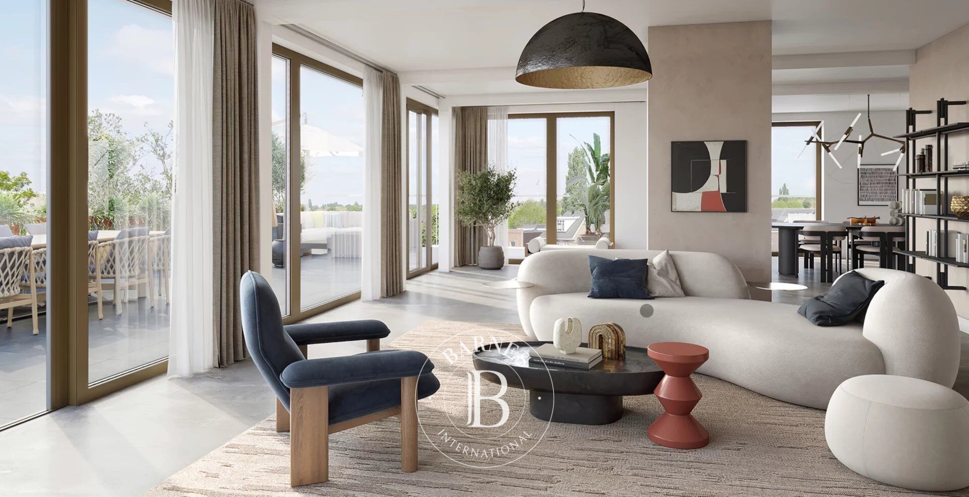 Penthouse avec terrasse et rooftop végétalisé – Paris 20e - picture 3