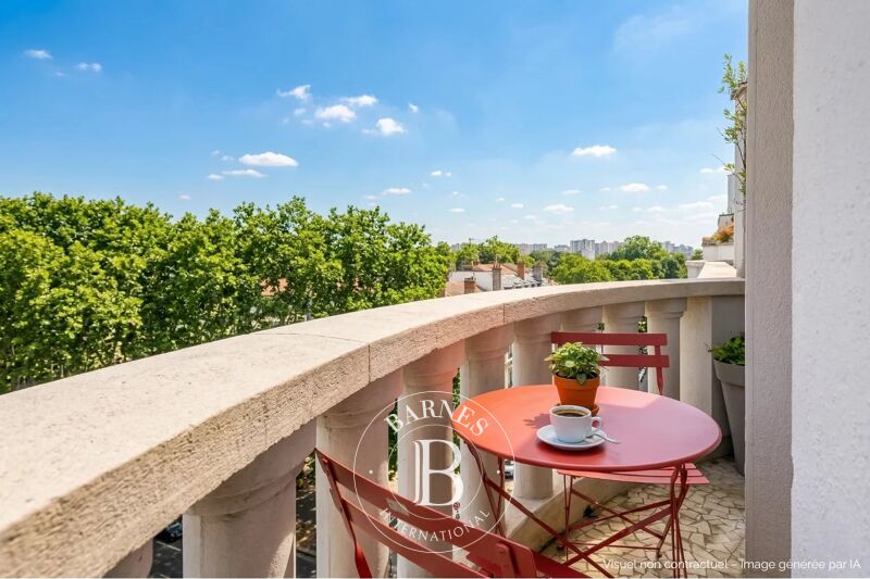 Lyon 6ème - Tête d'Or - Appartement de 81,06 m² - 2 Chambres - Balcon