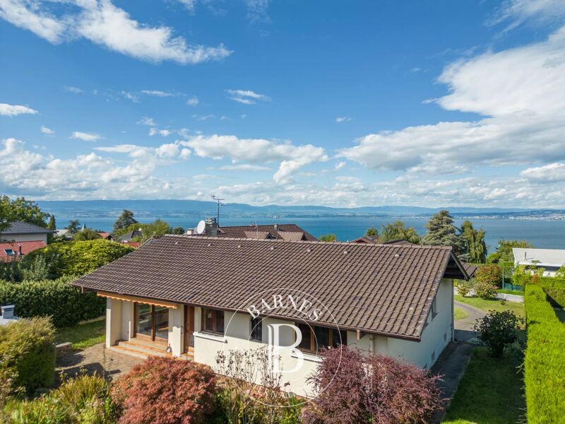 Neuvecelle - Single-storey villa - Lake view - 1,200 sqm of land