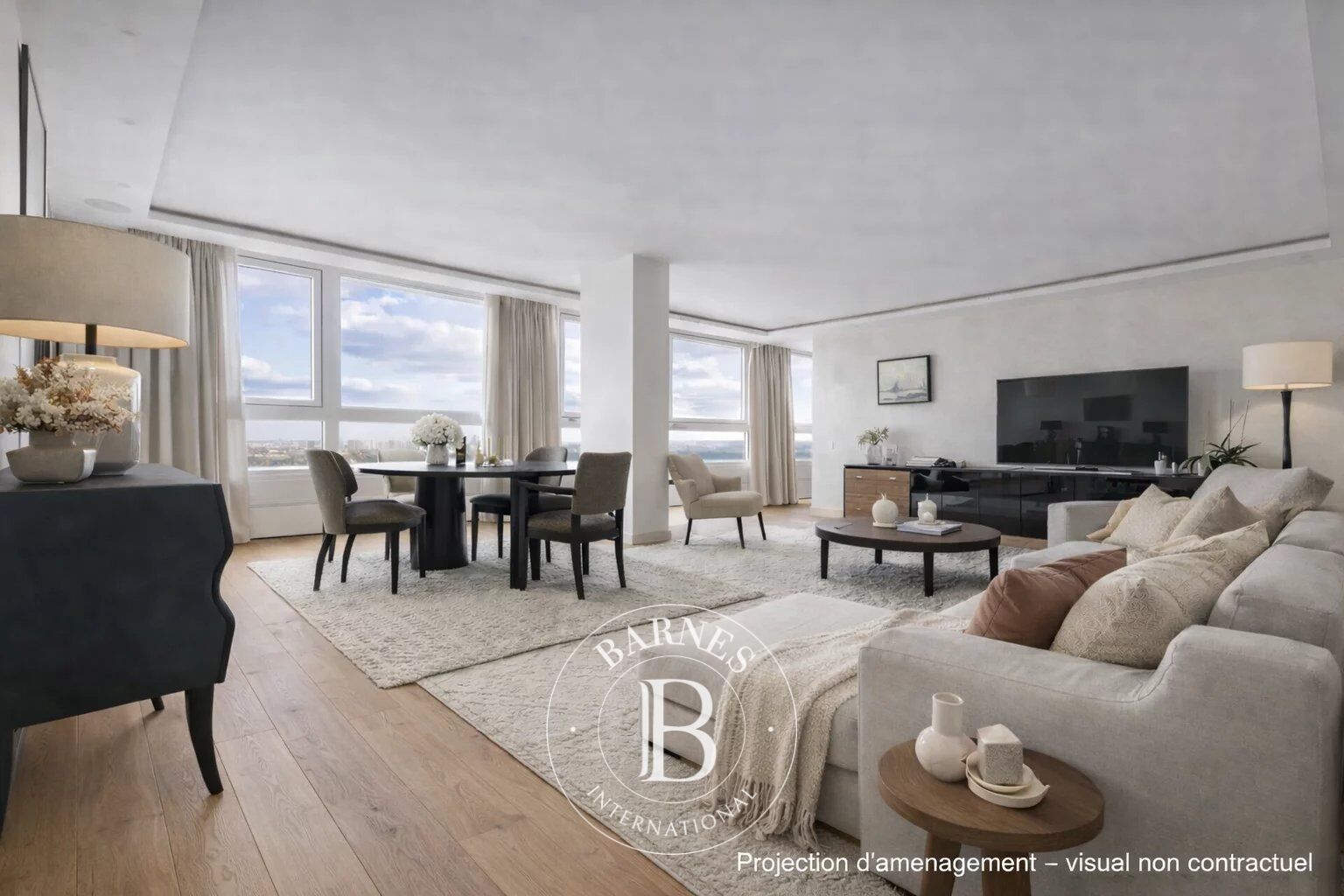 PUTEAUX PRESSENSÉ - APPARTEMENT DE 143M2 - 3 CHAMBRES - VUE EXCEPTIONNELLE - picture 1