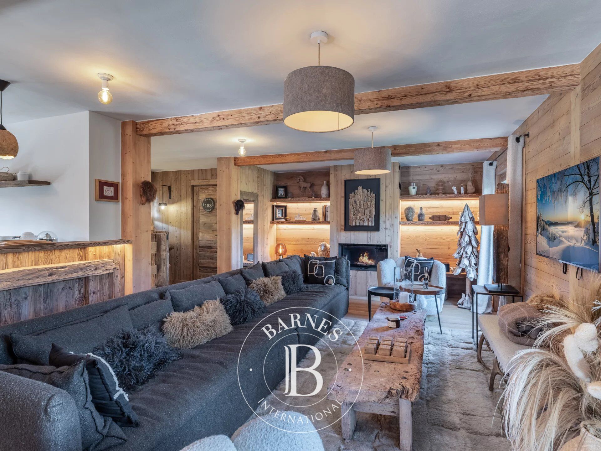 DEMI-QUARTIER - ORMARET - CHALET AVEC VUE MONT BLANC - picture 1