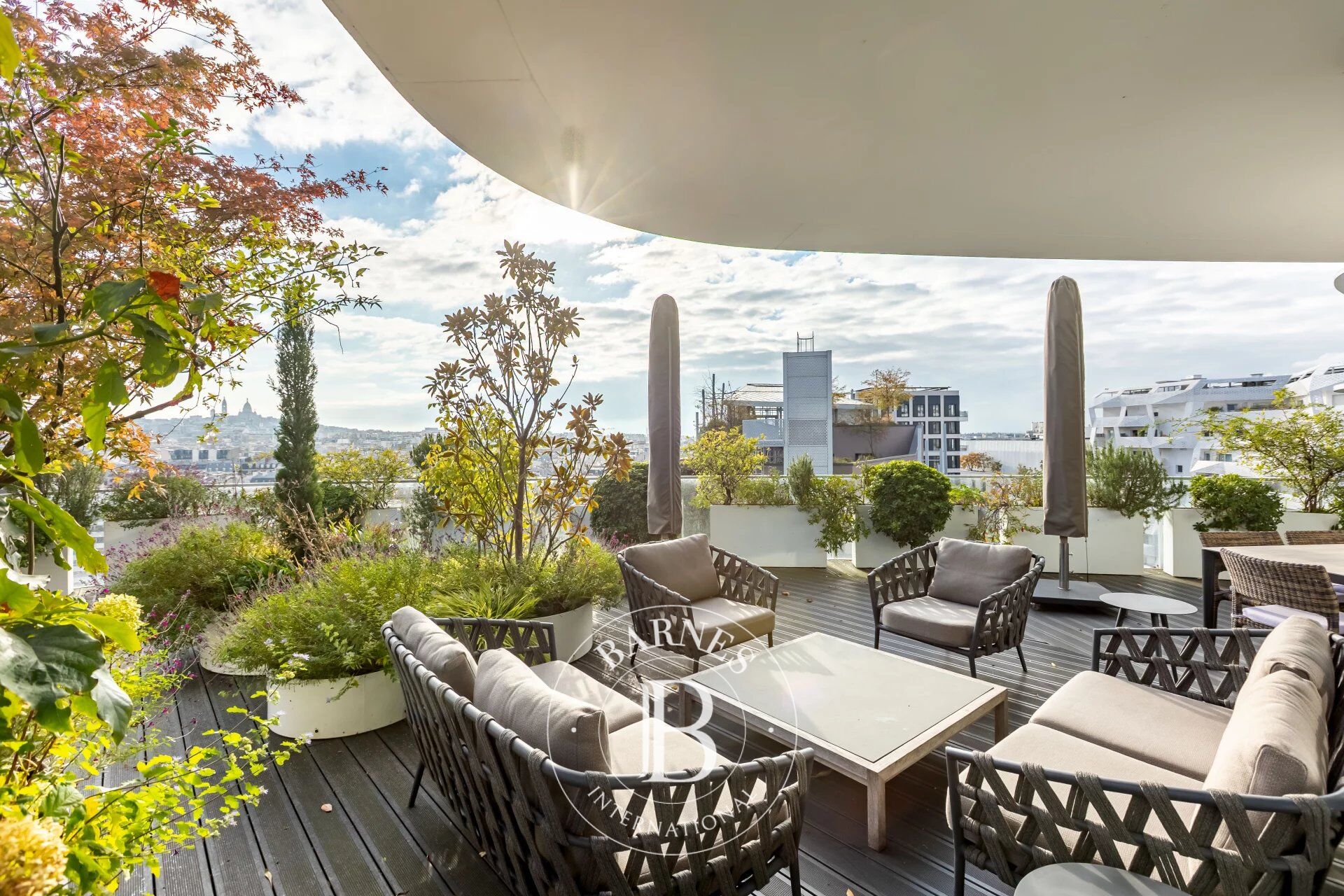 Paris 17ème - Jardin Martin Luther King - Terrasse - Vue panoramique - 4 chambres - picture 2