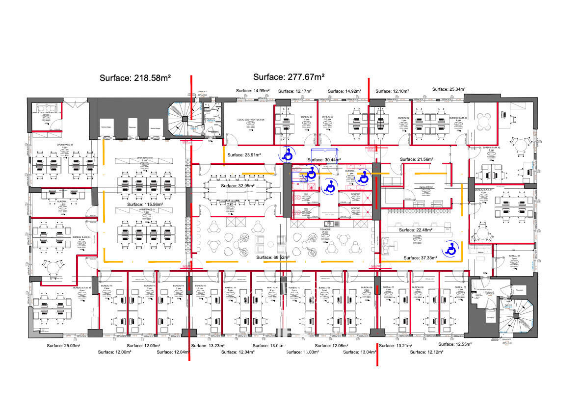FONTVIEILLE – PIANO UFFICI - RARO - picture 2