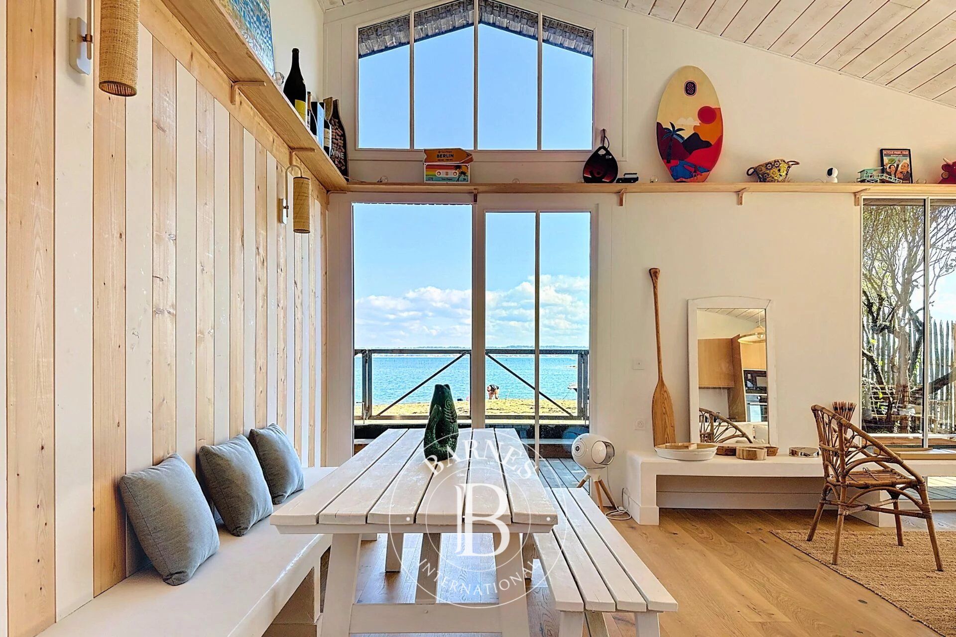 WOODEN WATERFRONT VILLA WITH PANORAMIC VIEW OF THE BAY IN CAP FERRET - picture 1