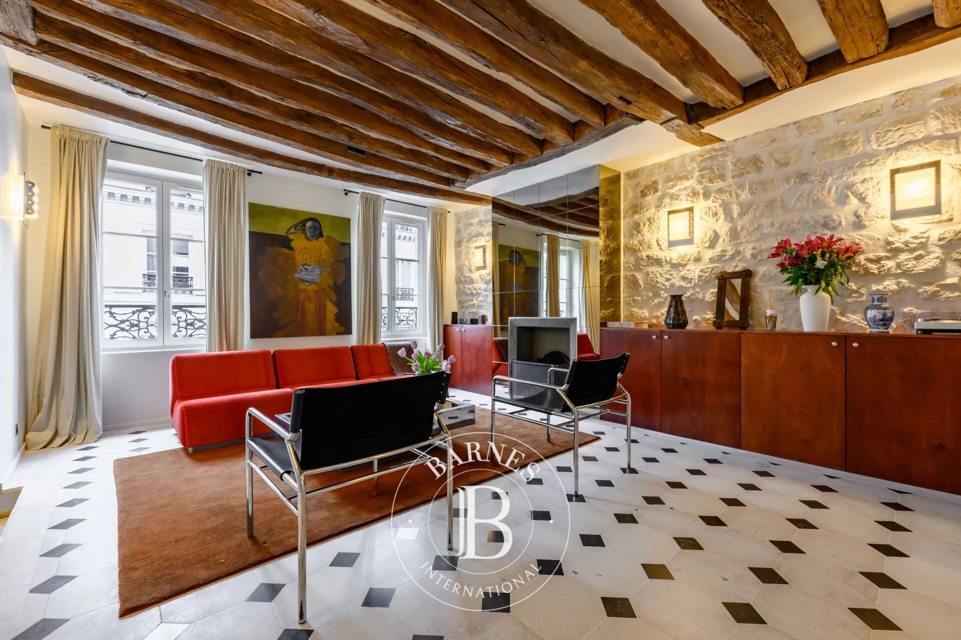 Vente appartement de prestige - Paris  4- Place des Vosges - 4 pièces rénové - picture 3