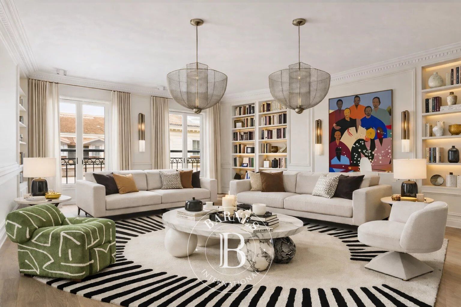 PARIS 9 - MADELEINE - APARTMENT RENOVATED BY AN ARCHITECT - 3 BEDROOMS - FANTASTIC VOLUME - DUAL ASPECT ORIENTATION - AIR CONDITIONING - picture 1