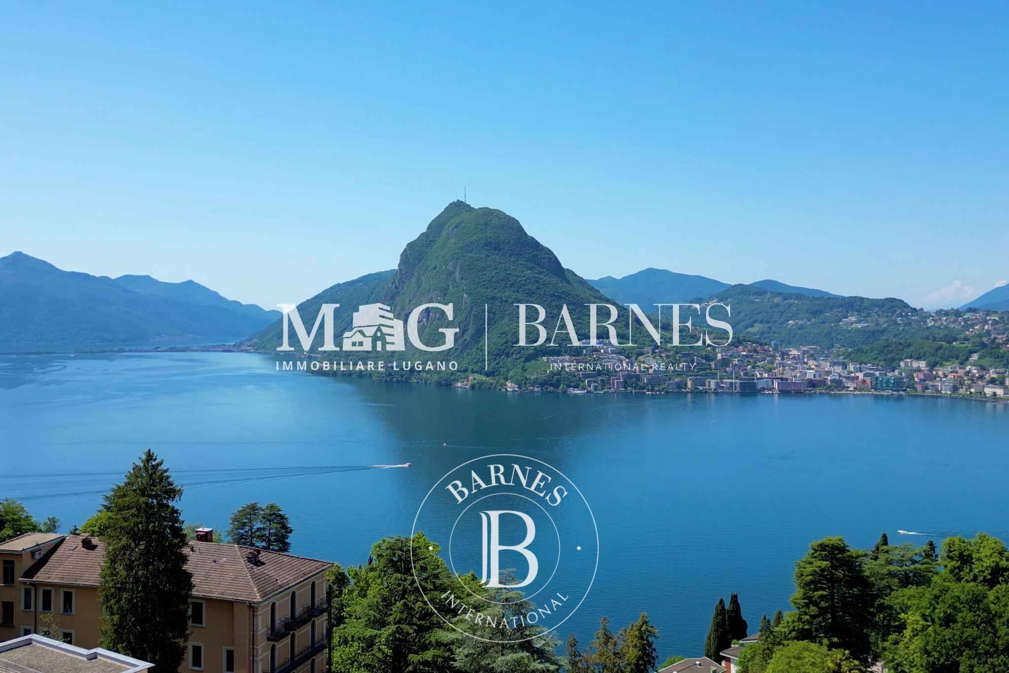 Lugano, Aldesago: Penthouse with lake view terrace, 5.5 rooms - picture 2