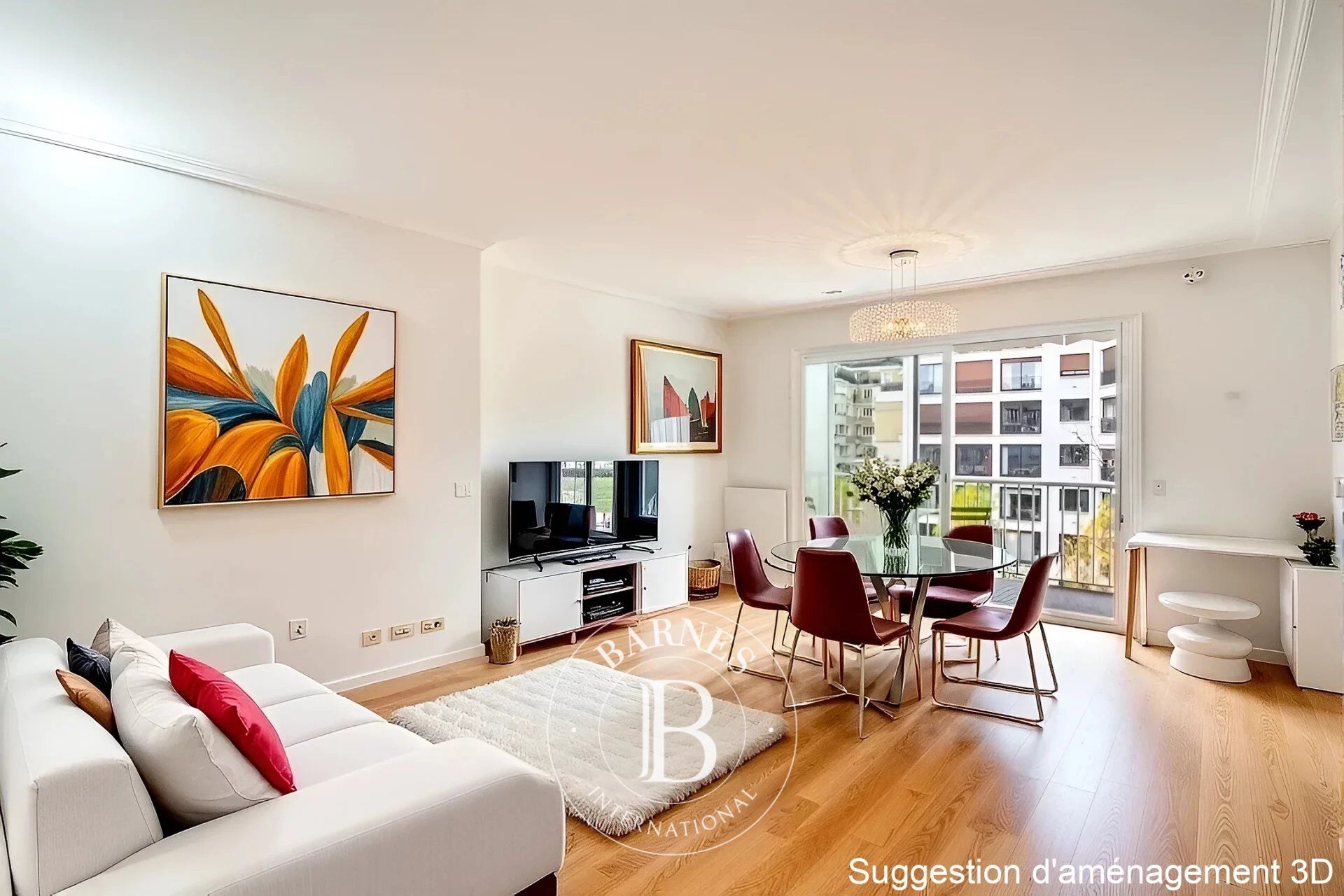 Paris 16 - Jasmin - 3/4 pièces - Dernier étage - Balcon - picture 3