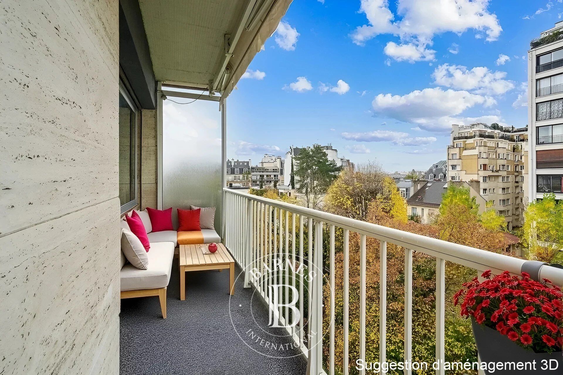 Paris 16 - Jasmin - 3/4 pièces - Dernier étage - Balcon - picture 1