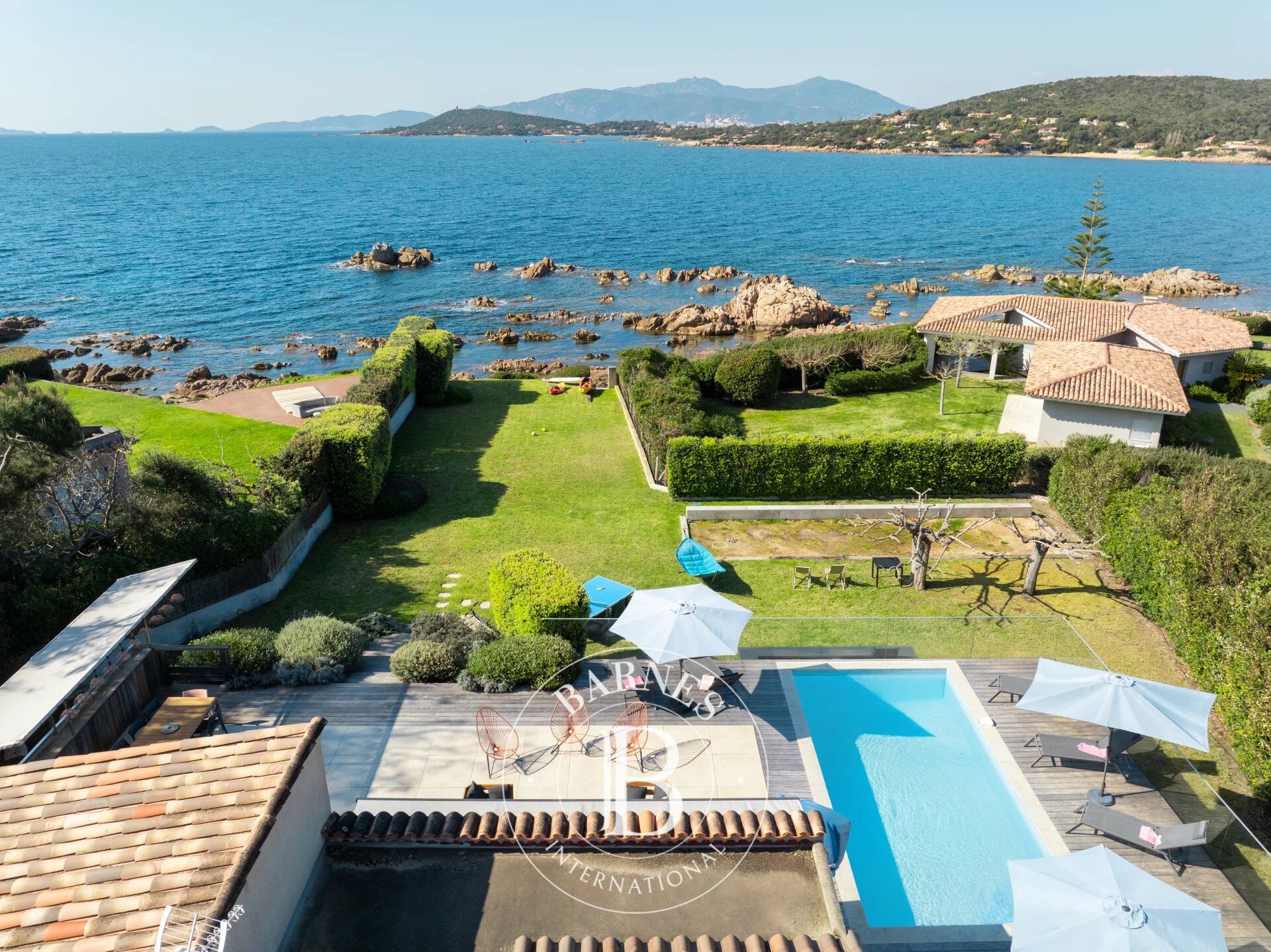 Near Porticcio, Waterfront Villa in Ruppione, 5 Bedrooms, Heated Pool, Stunning Sea Views - picture 3