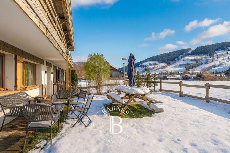 BARNES Megève – MEGÈVE – DEMI-QUARTIER – GROUND FLOOR APARTMENT – 3 BEDROOMS