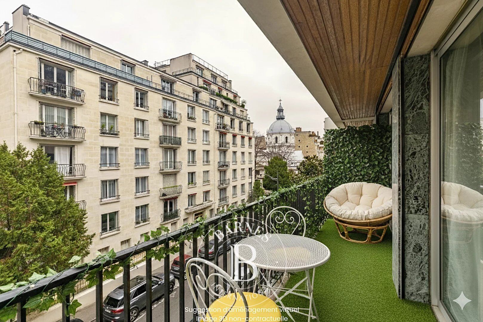 PARIS 16 - Assomption/Mozart - Appartement traversant -  3 chambres  -  Balcon Sud - picture 1