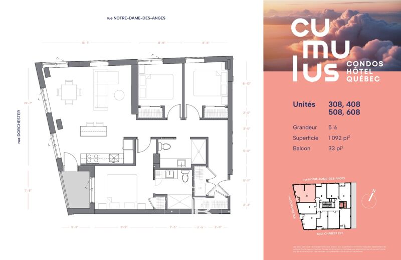 For Sale Apartment | Québec (La Cité-Limoilou) - picture 2