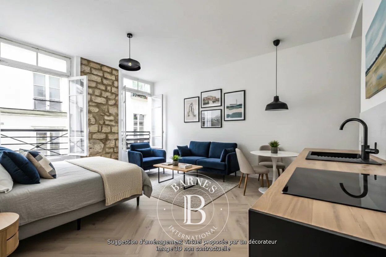 Vente appartement - Paris 3 - Rue des Gravilliers - Studio - Rénové - picture 1
