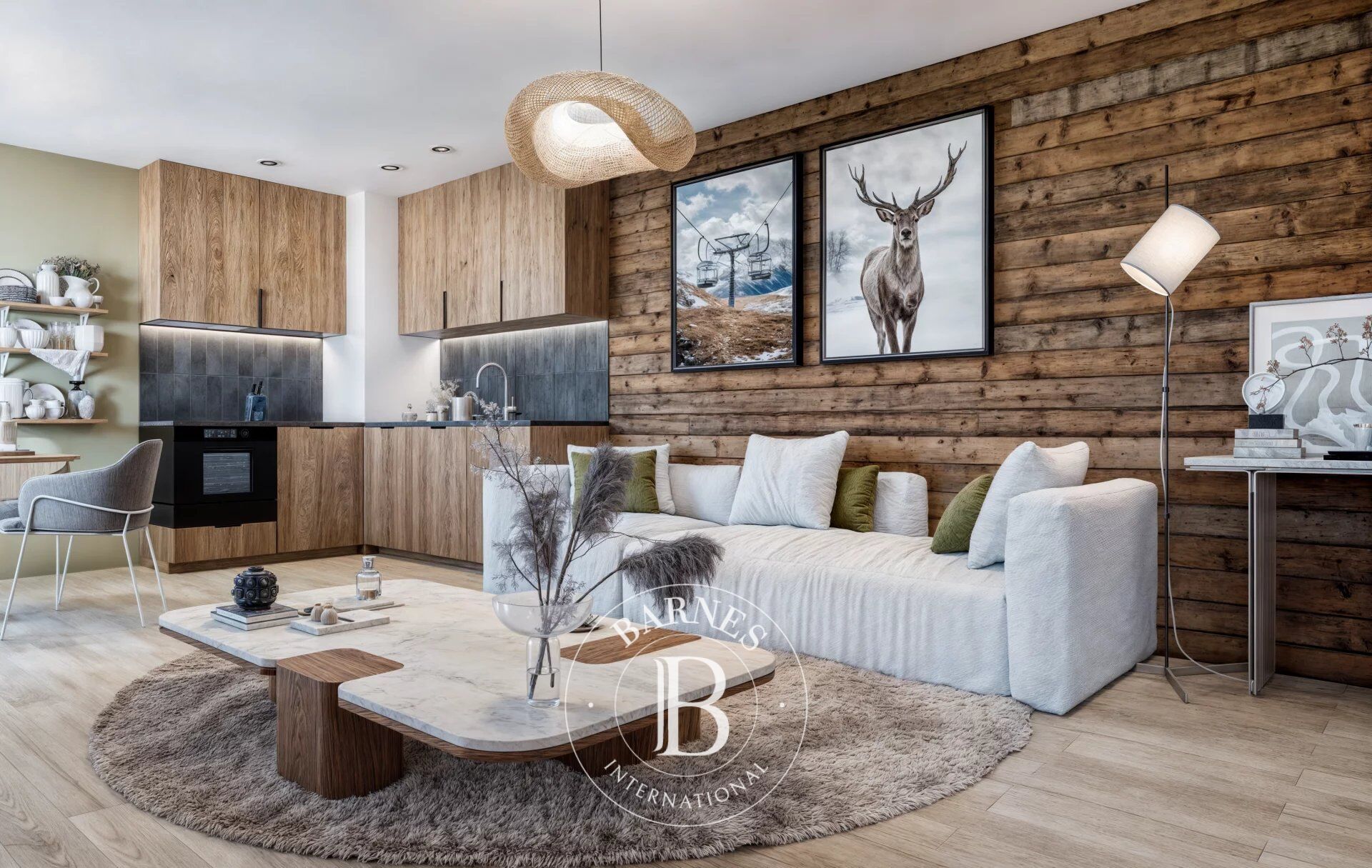 BARNES CHAMONIX - PROGRAMME NEUF - APPARTEMENT DEUX CHAMBRES  - PROCHE CENTRE VILLAGE - LES HOUCHES - picture 1