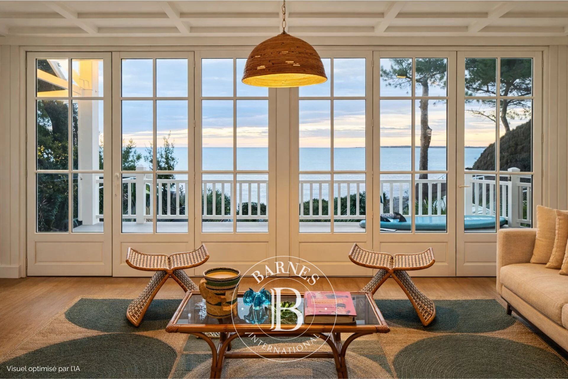 VILLA «CRUSOÉ» EN PREMIÈRE LIGNE AU PYLA-SUR-MER, 4 SUITES ET ACCÈS PRIVATIF À LA PLAGE - CAPACITÉ 8 PERSONNES - picture 2