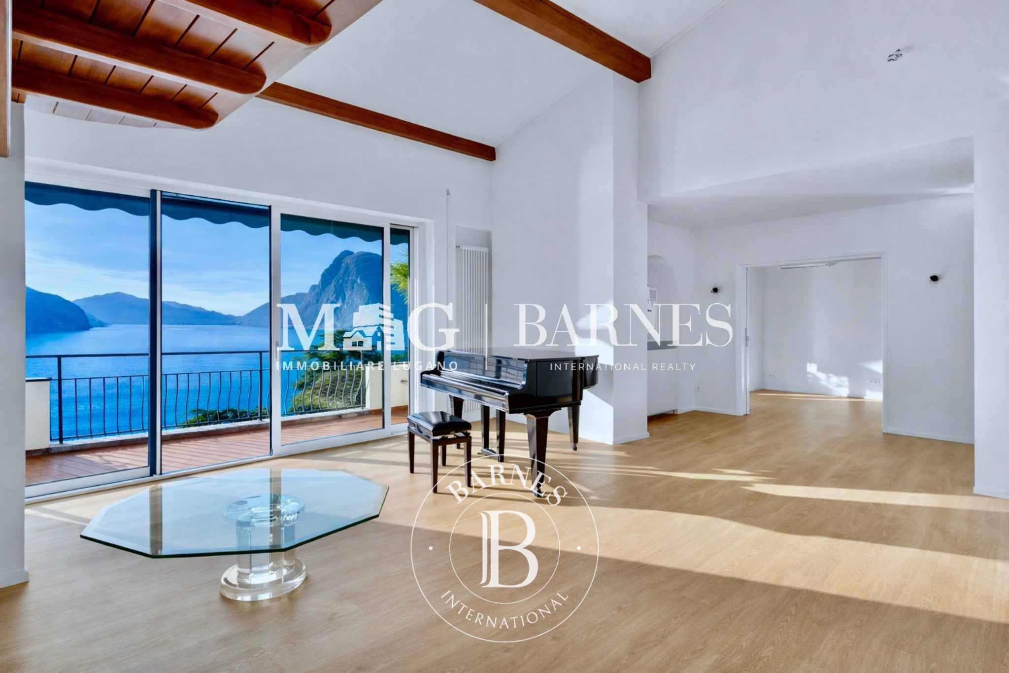 Panoramic Villa with swimming pool and Lake Lugano views in Lugano Castagnola - picture 3