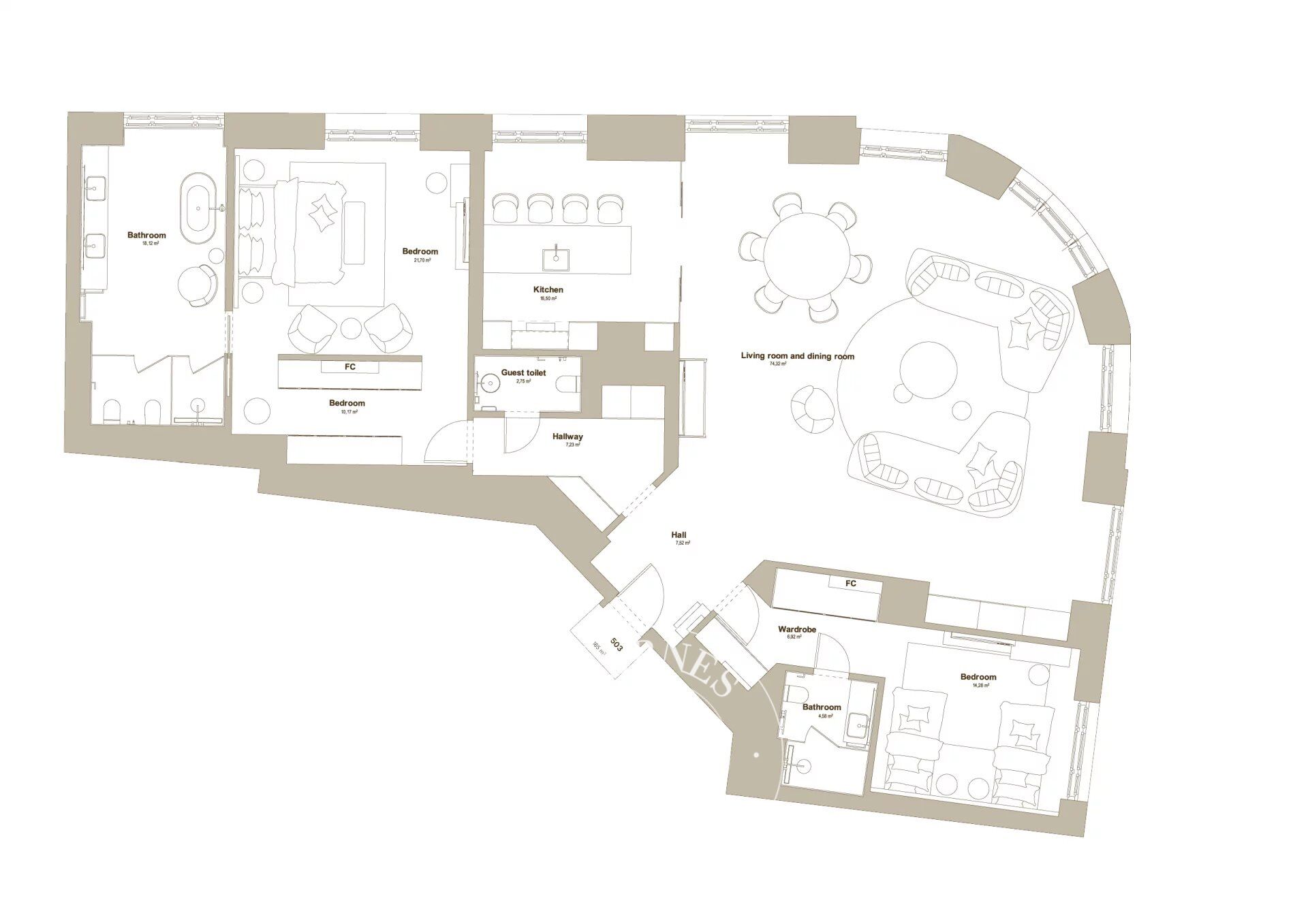 Dorottya Residences - A503 - picture 1