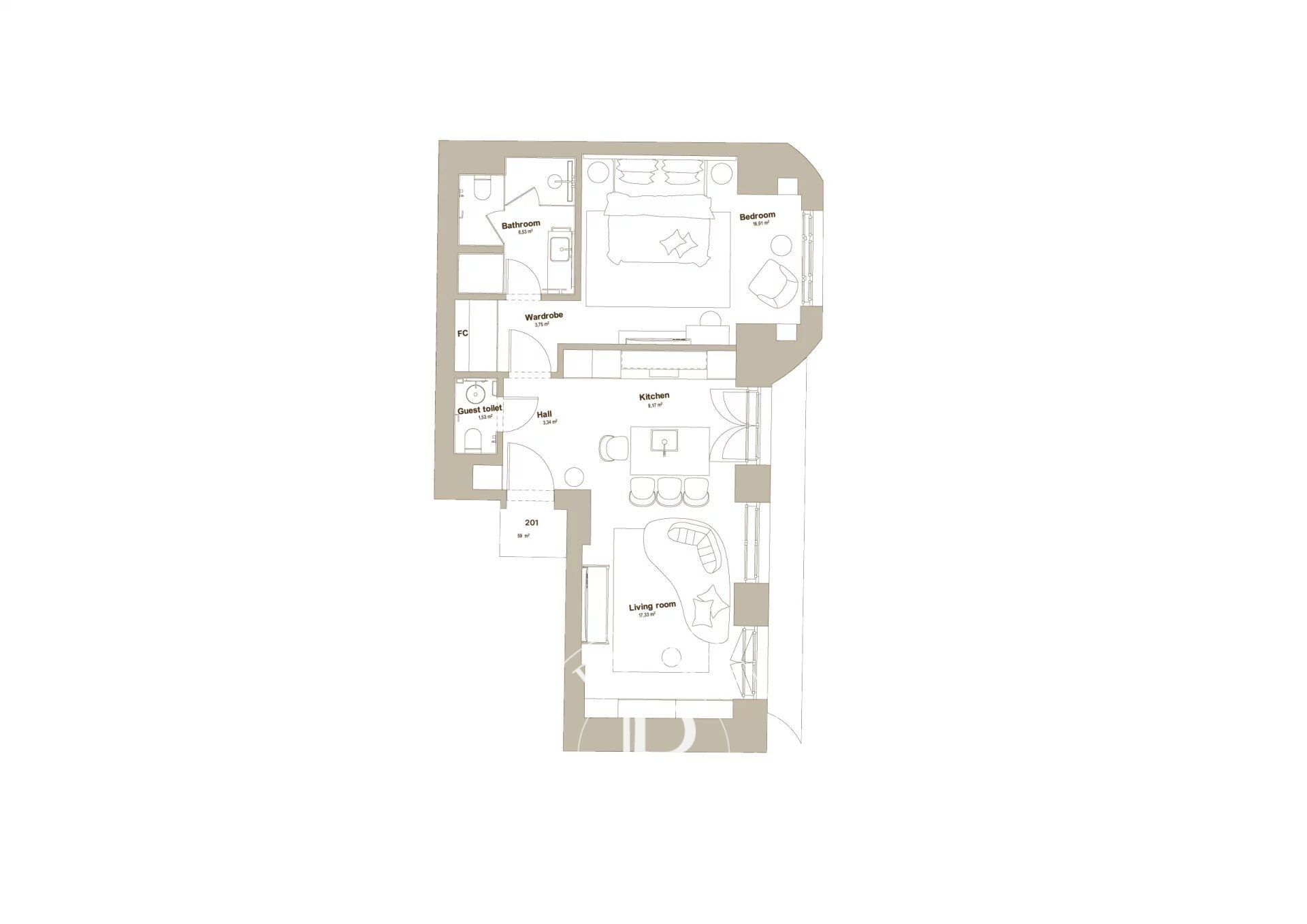 Dorottya Residences – A201 - picture 1