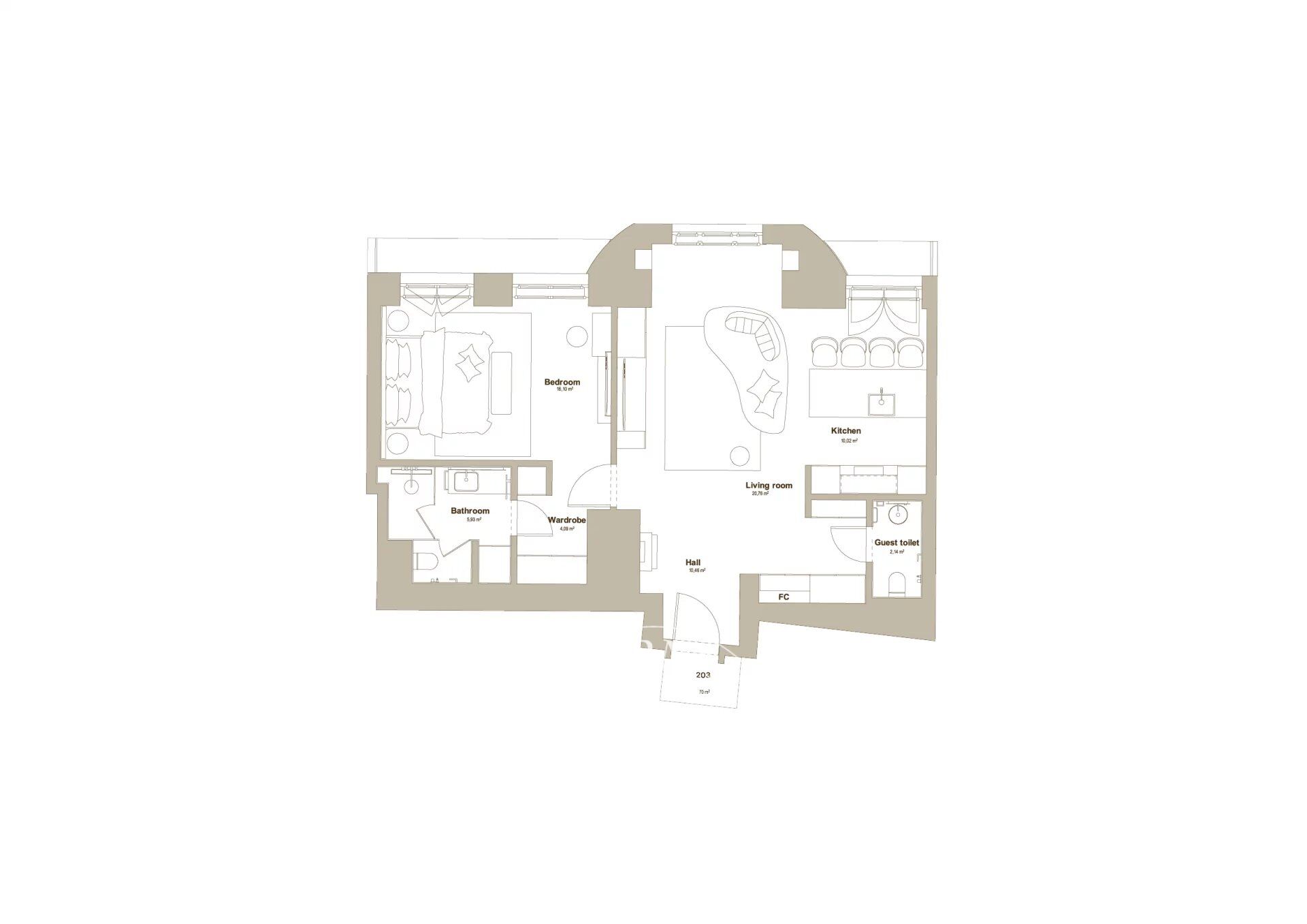 Dorottya Residences – A203 - picture 1