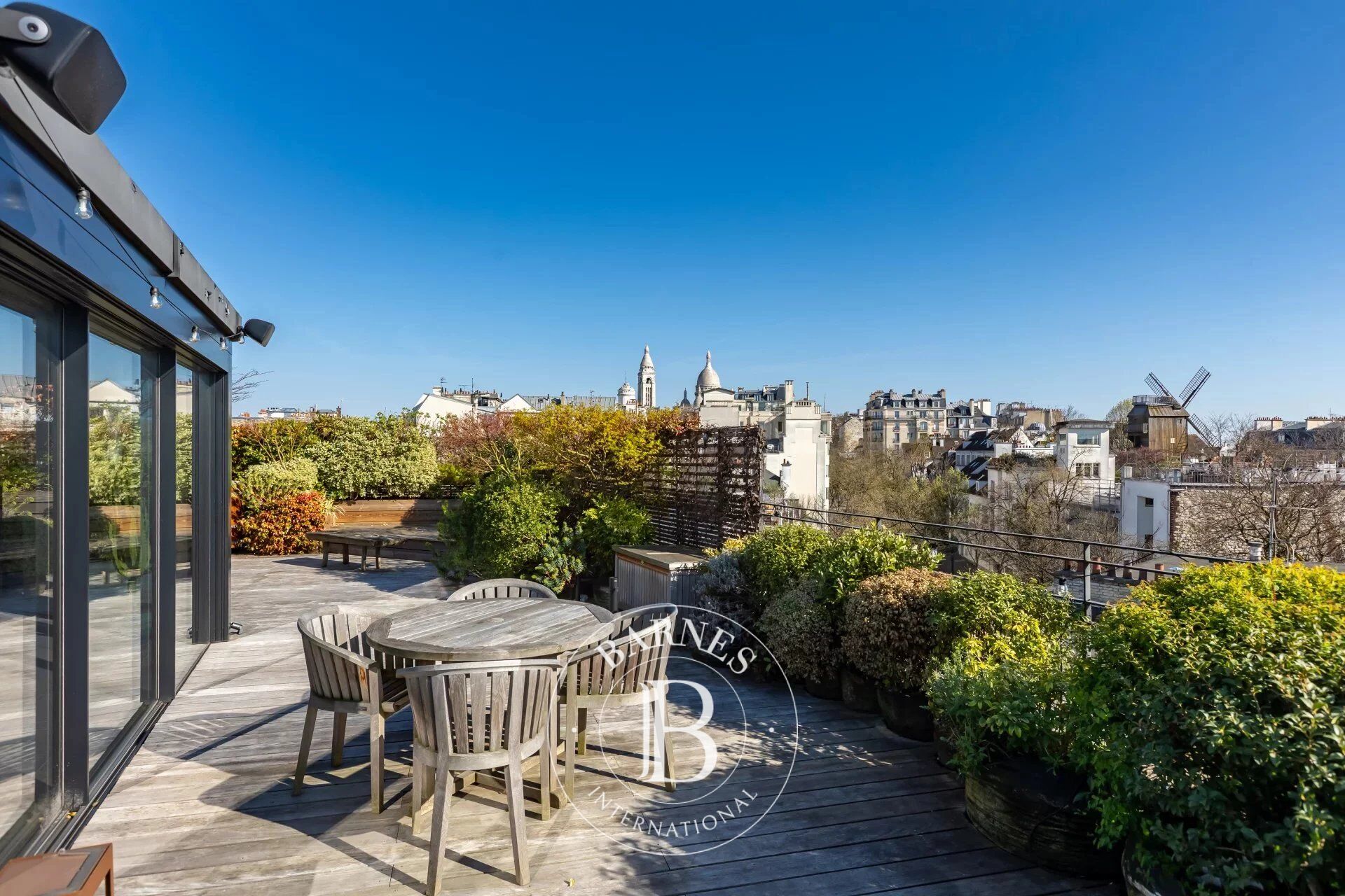 PARIS XVIII  -  MONTMATRE - DERNIER ETAGE - ASCENSEUR - TERRASSE PANORAMIQUE - VUES SUR TOUT PARIS - picture 1