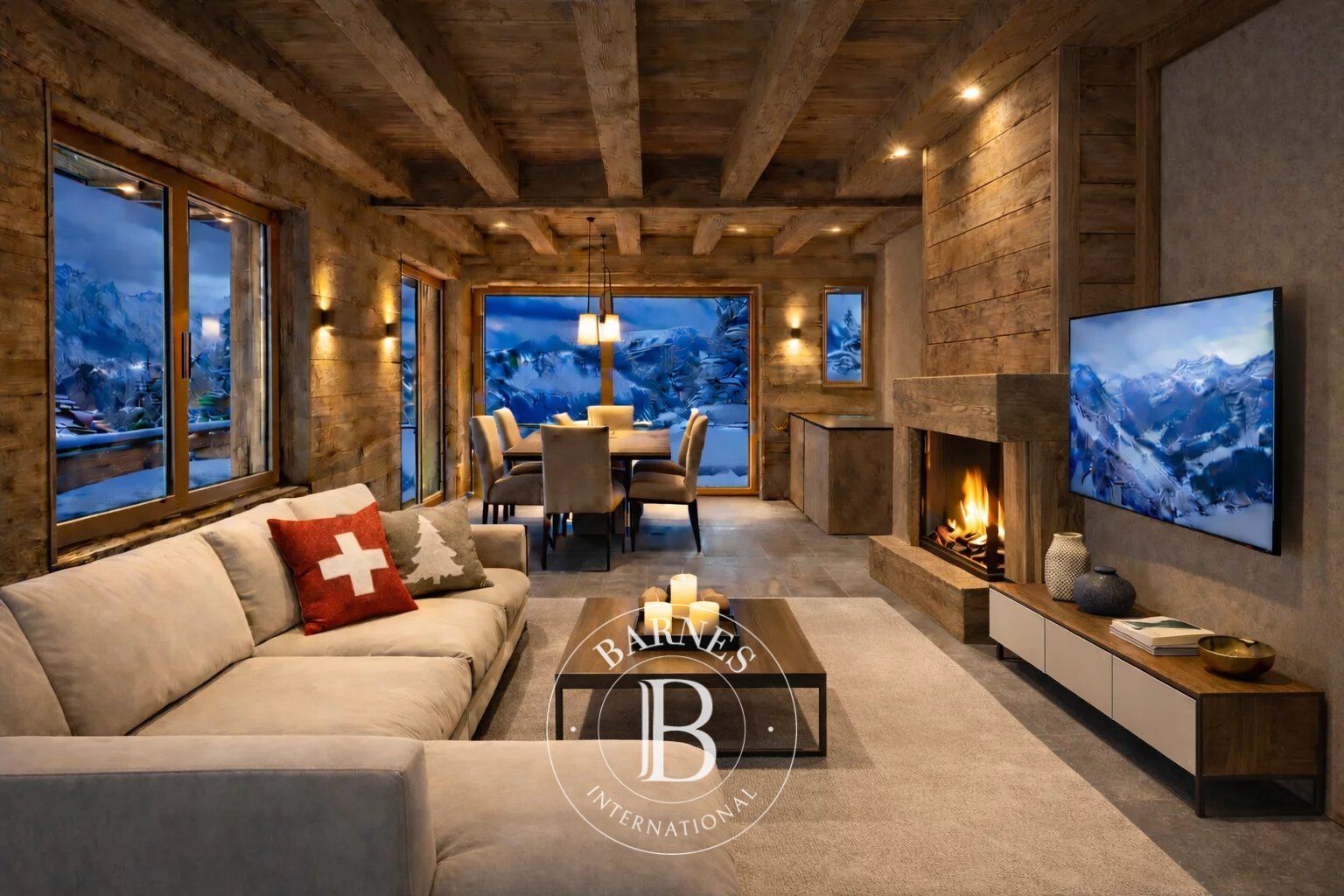 MEGÈVE – ROCHEBRUNE – DEMI-CHALET NEUF – 4 CHAMBRES - picture 1