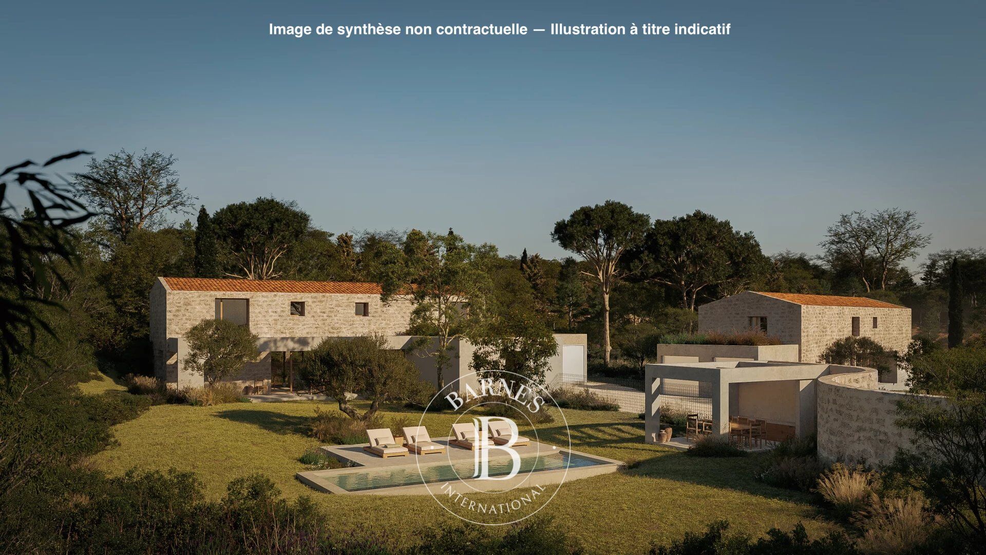 MOUGINS – QUIET SETTING – BUILDABLE LAND WITH PERMIT FOR 2 VILLAS - picture 3