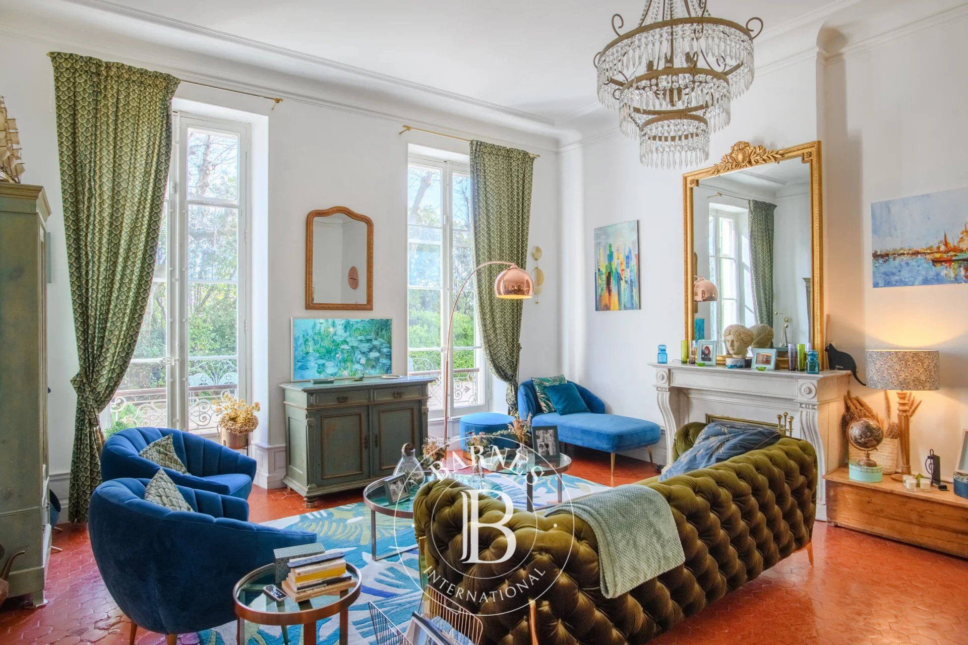 RARE À LA VENTE – MARSEILLE 13 CHÂTEAU GOMBERT – BASTIDE BELLE ÉPOQUE AVEC PISCINE CHAUFFÉE – 285 m² – 7 CHAMBRES – PARC ARBORÉ – RÉSIDENCE SÉCURISÉE - picture 2