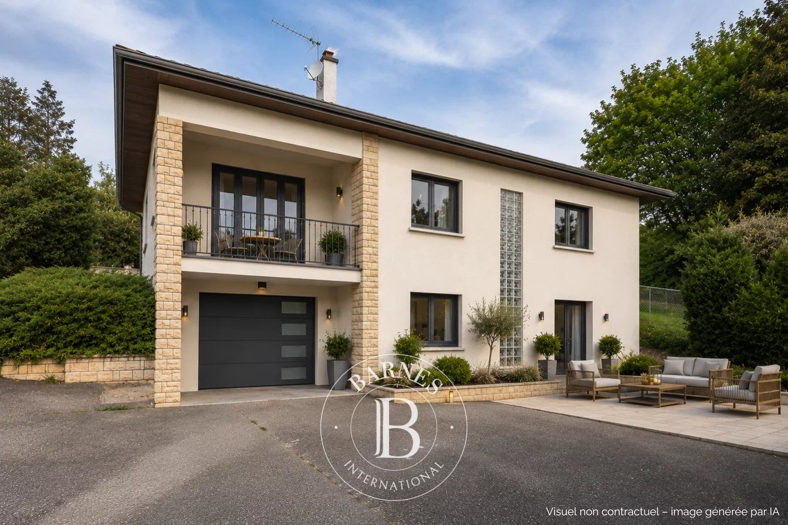 Saint-Cyr-au-Mont-d'Or -  Maison de 196 m² à rénover - 4 chambres - Garage - Terrain 3000 m² -  Vue dégagée - Garage - picture 1