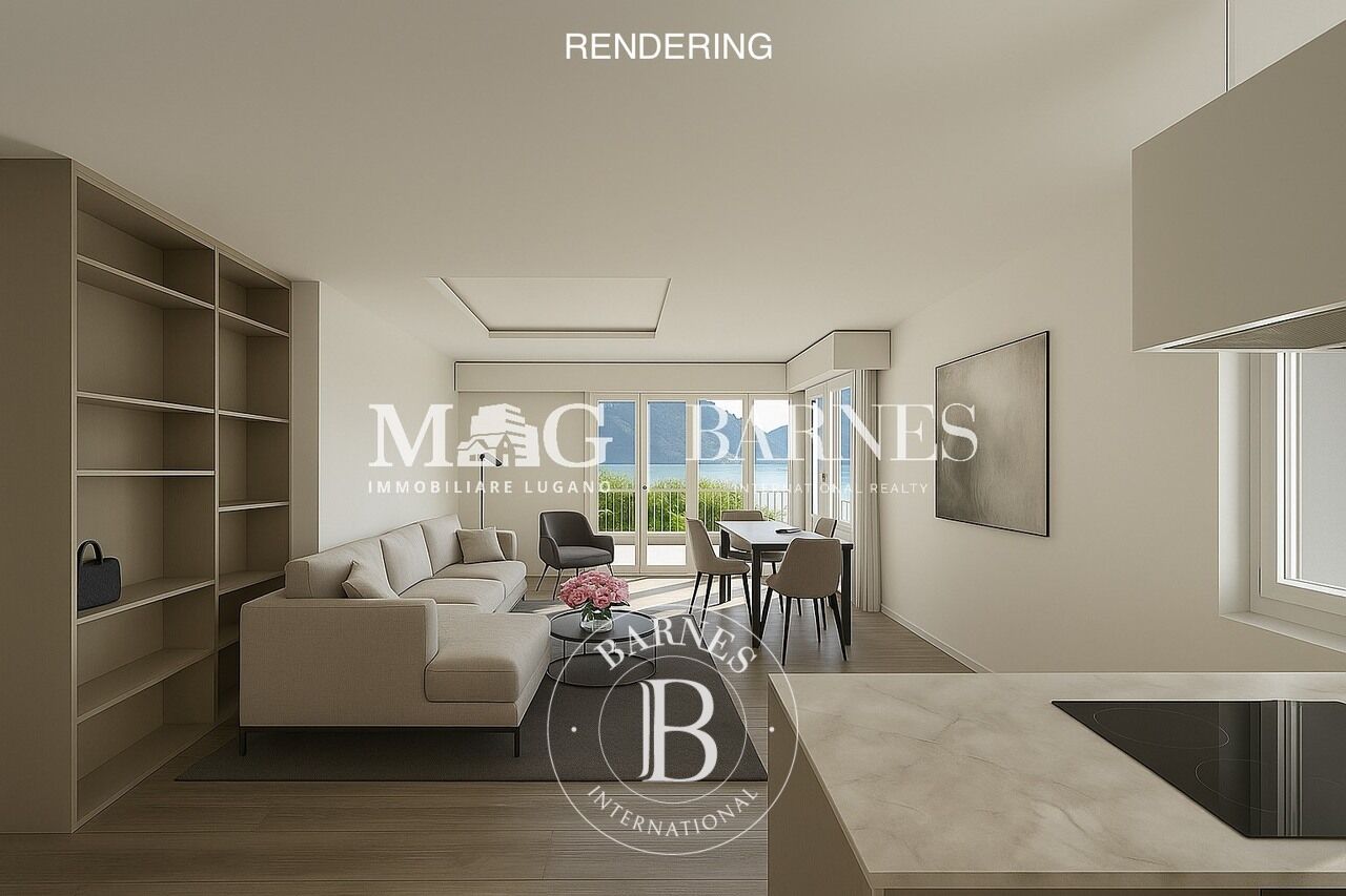 Castagnola : 4.5 appartement rénové directement sur le lac - picture 2