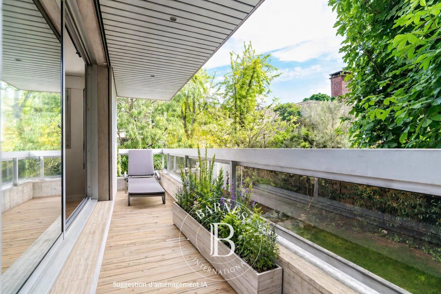 Exclusivité - Neuilly-sur-Seine - Village Chézy - Appartement 3 chambres - Balcons  - Verdure - picture 1
