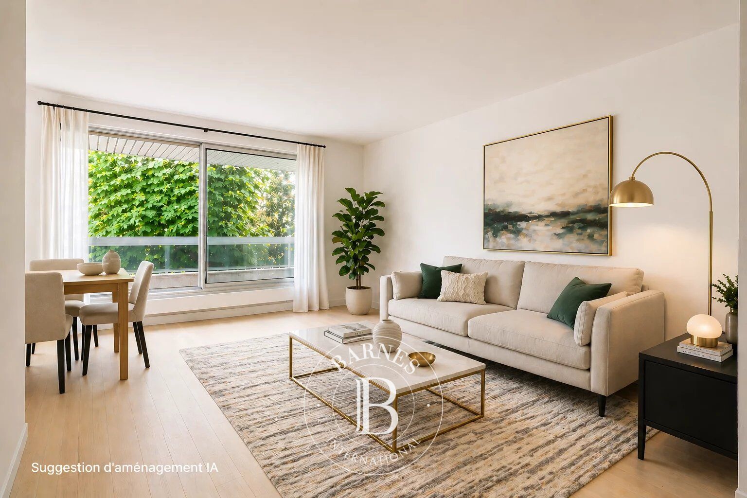 Exclusivité - Neuilly-sur-Seine - Village Chézy - Appartement 3 chambres - Balcons  - Verdure - picture 2
