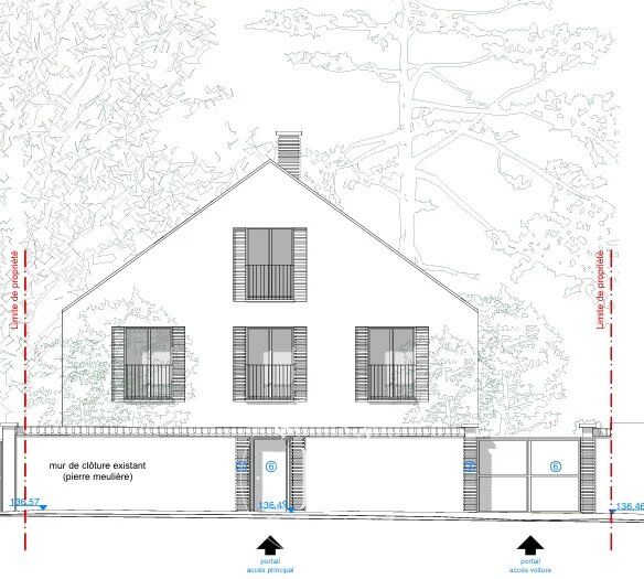 Versailles Clagny-Glatigny - Terrain constructible de 587 m² - Viabilisé - PC déposé pour une maison de 250 m² - Localisation idéale. - picture 3