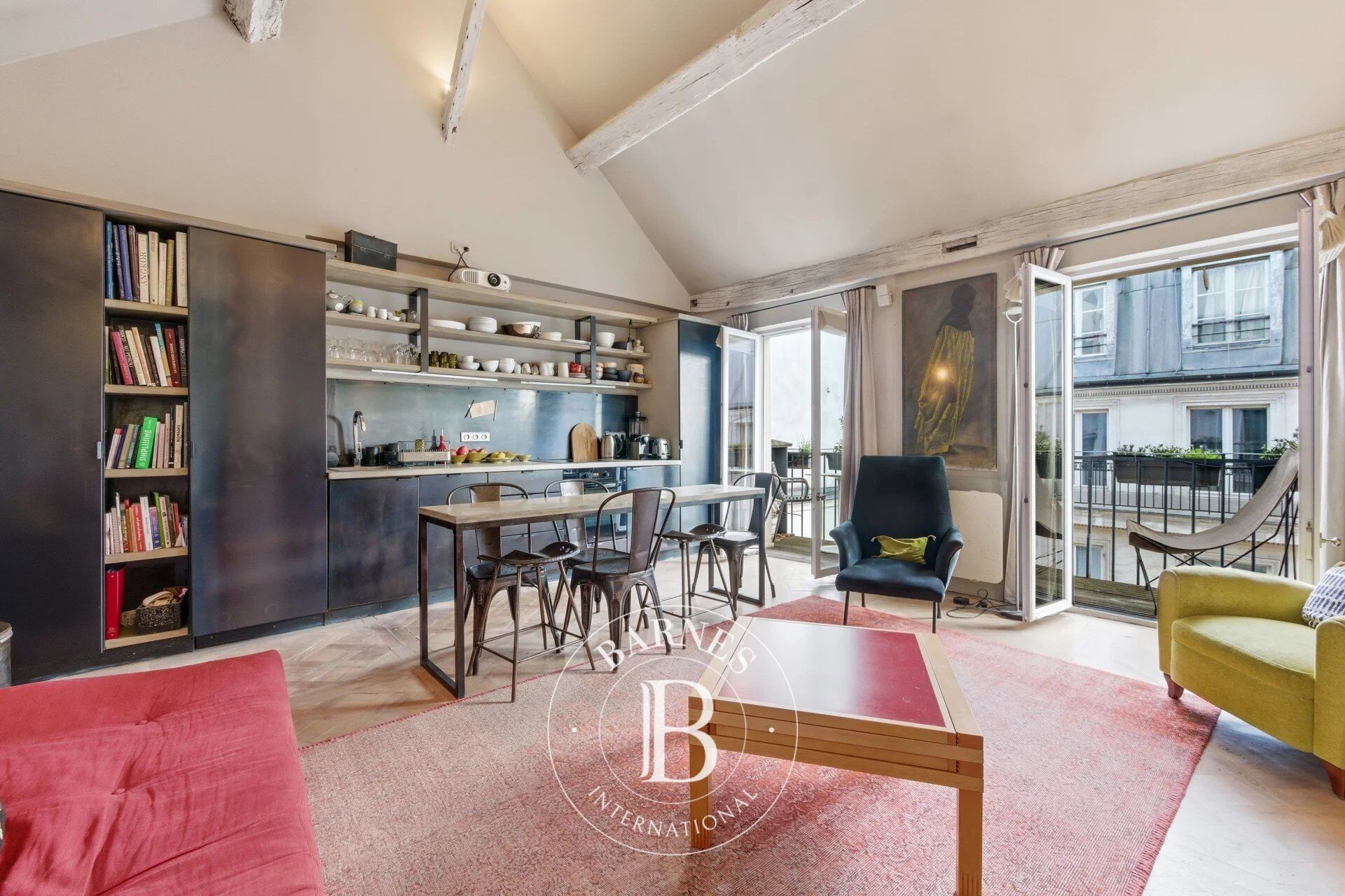 PARIS 1ER - TRIPLEX - ROOFTOP/BALCON - 2 CHAMBRES - picture 3