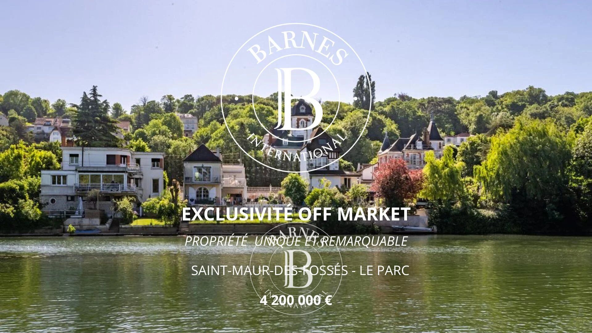 SAINT-MAUR - PROPRIETE EXCEPTIONNELLE - LE PARC - picture 1