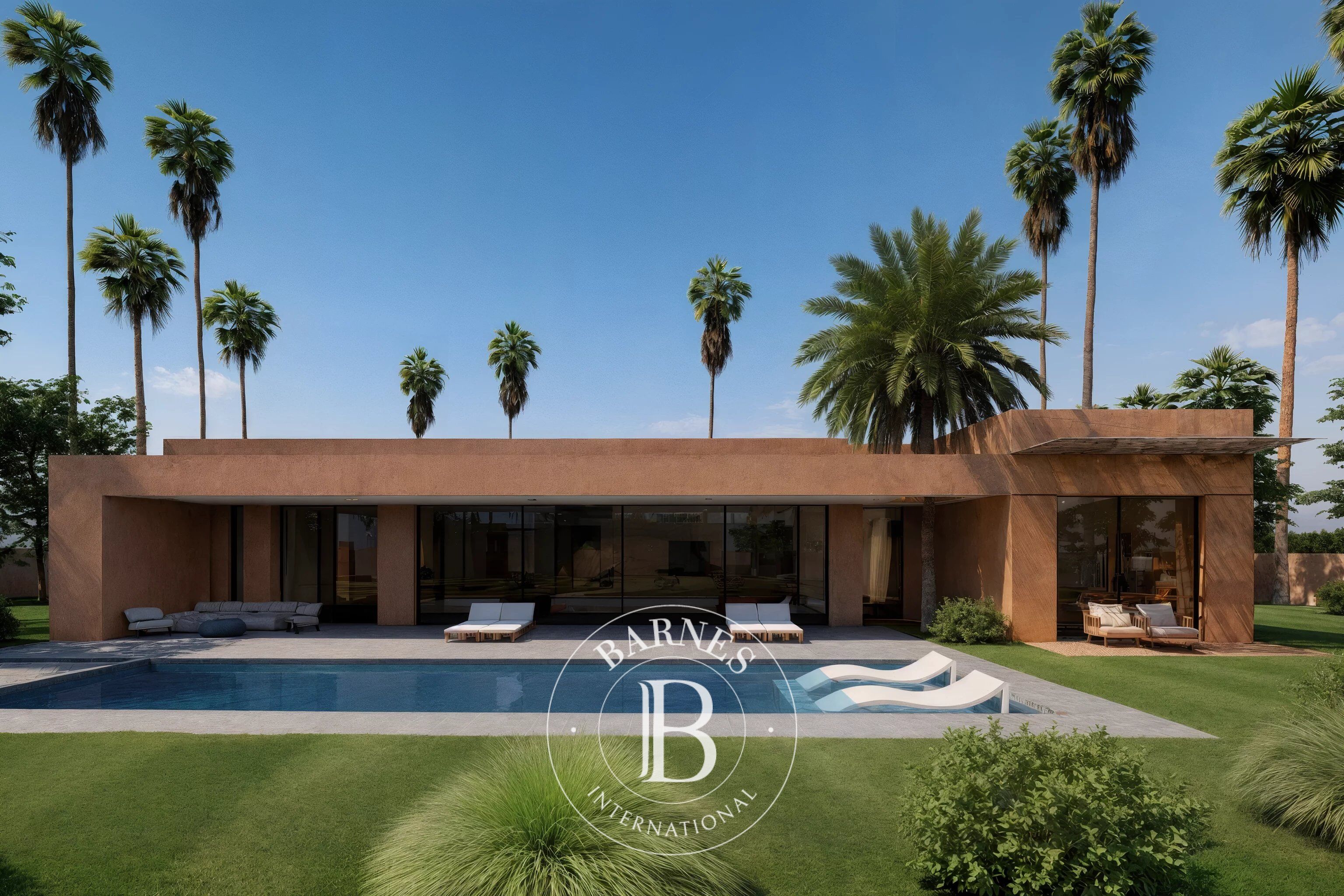 VILLA CONTEMPORAINE EN CONSTRUCTION – OPPORTUNITE D’INVESTISSEMENT - picture 1