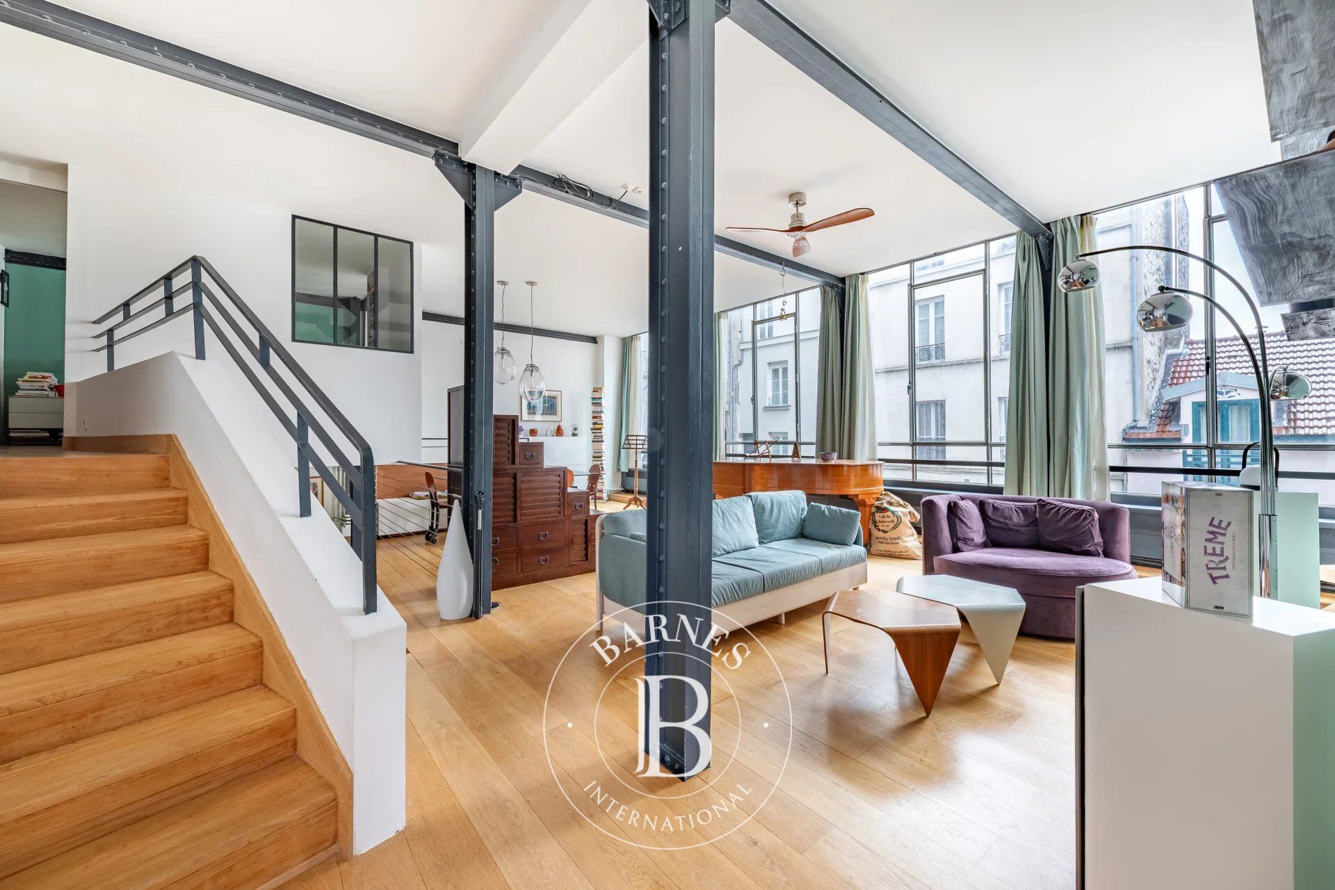 PARIS 18 - CITE DES FUSAINS - LOFT - 3-BED - VOLUME - LIGHT - QUIET - HOUSE FEEL - picture 3