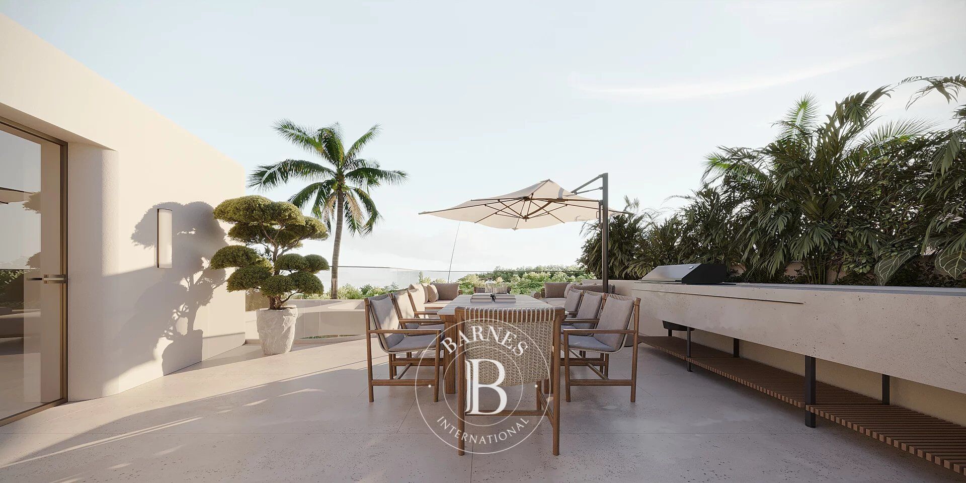 Ático en la última planta con vistas al mar, jardín privado y terraza en San Agustín - picture 1