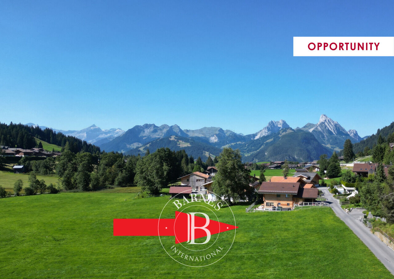 Terrain constructible d'env. 800m2 dans un cadre idyllique à Schönried - picture 1