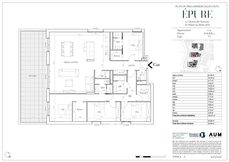 À vendre Appartement | Saint-Didier-au-Mont-d'Or - picture 3