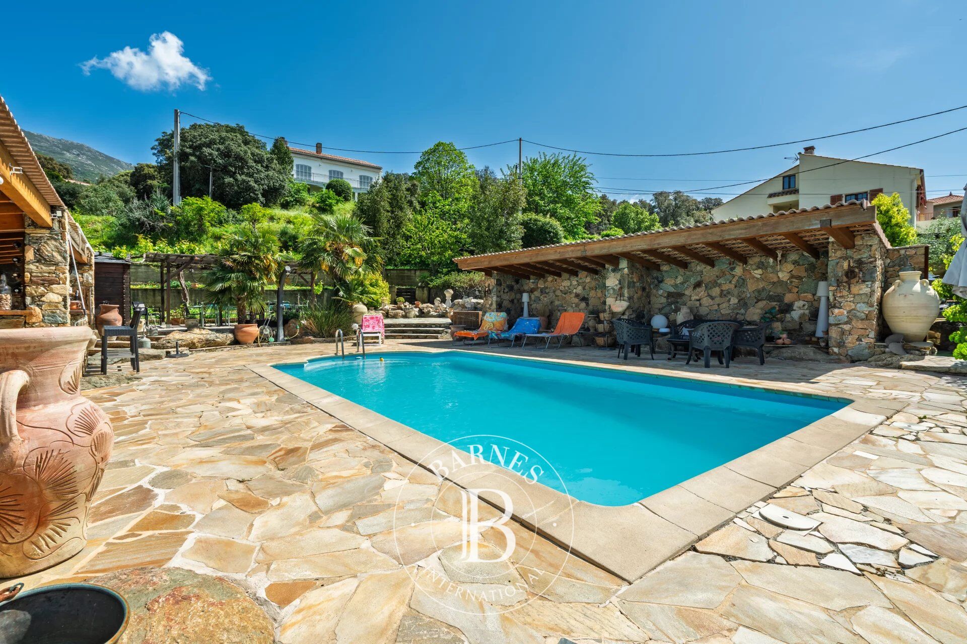 Patrimonio, Villa 3 chambres, piscine chauffée, vue dégagée, proche plages - picture 3