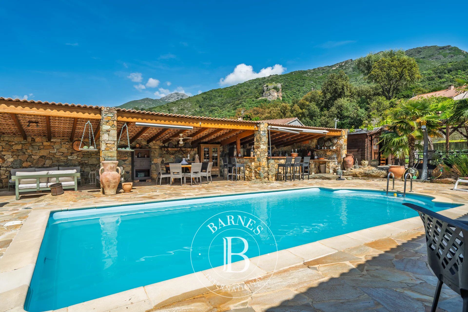 Patrimonio, Villa 3 chambres, piscine chauffée, vue dégagée, proche plages - picture 2