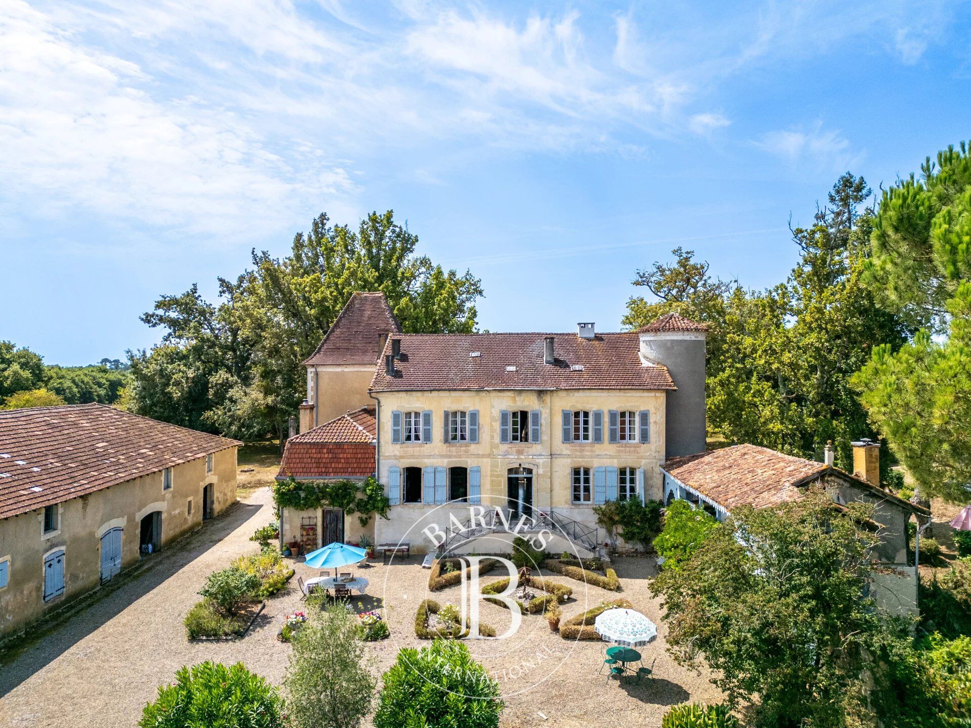 HAGETMAU , CHÂTEAU DU XVIIème AVEC DÉPENDANCES SUR 3 HECTARES - picture 1